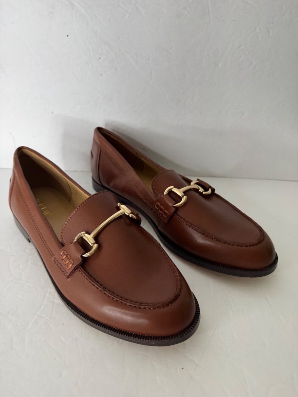 J.‎ CREW Brown Loafer Kenna Welted Bit Classic Womens Size 9 New
